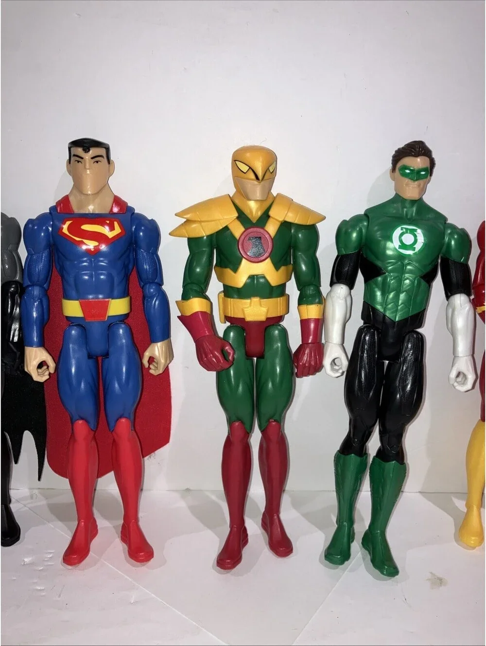 Lot (6) Action Figures DC Justice League Animated 2016 Flash, Lantern, Hawk LOOK